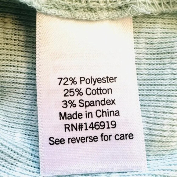 NWT SO GOODS FOR LIFE Juniors Long Sleeve Pullover V-Neck Green Shirt Size XL - Picture 9 of 10